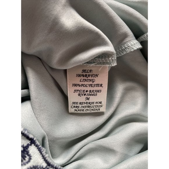 Altar’d State Long Sleeve Teal Embroidered Romper Size‎ Medium - Picture 11 of 11